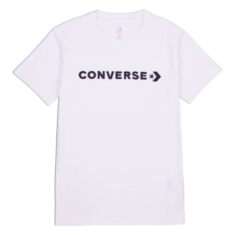 converse GLOSSY WORDMARK TEE Dámské tričko US L 10023720-A02
