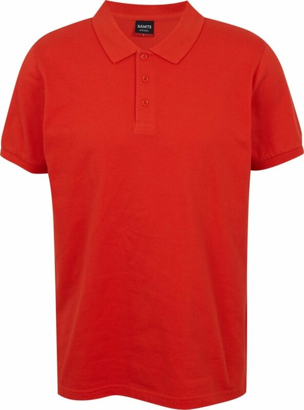 SAM 73 Pánské triko s límečkem HENRY Červená XXL
