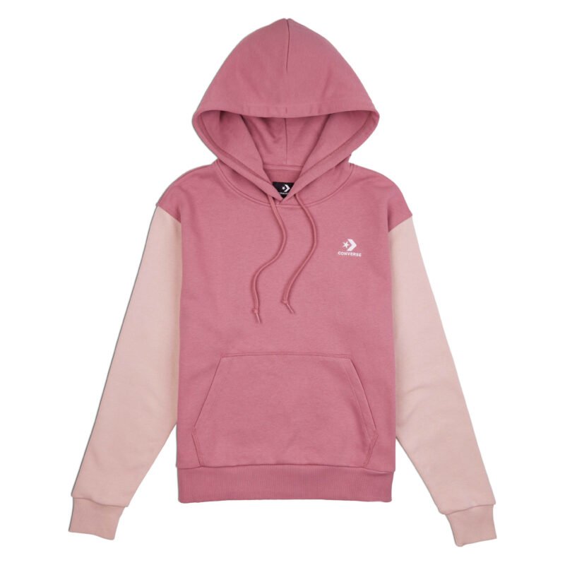 converse COLORBLOCKED FRENCH TERRY HOODIE Dámská mikina US M 10023504-A01