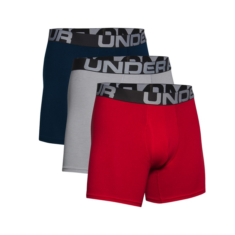 Under Armour UA Charged Cotton 6in 3 Pack Pánské boxerky US S 1363617-600