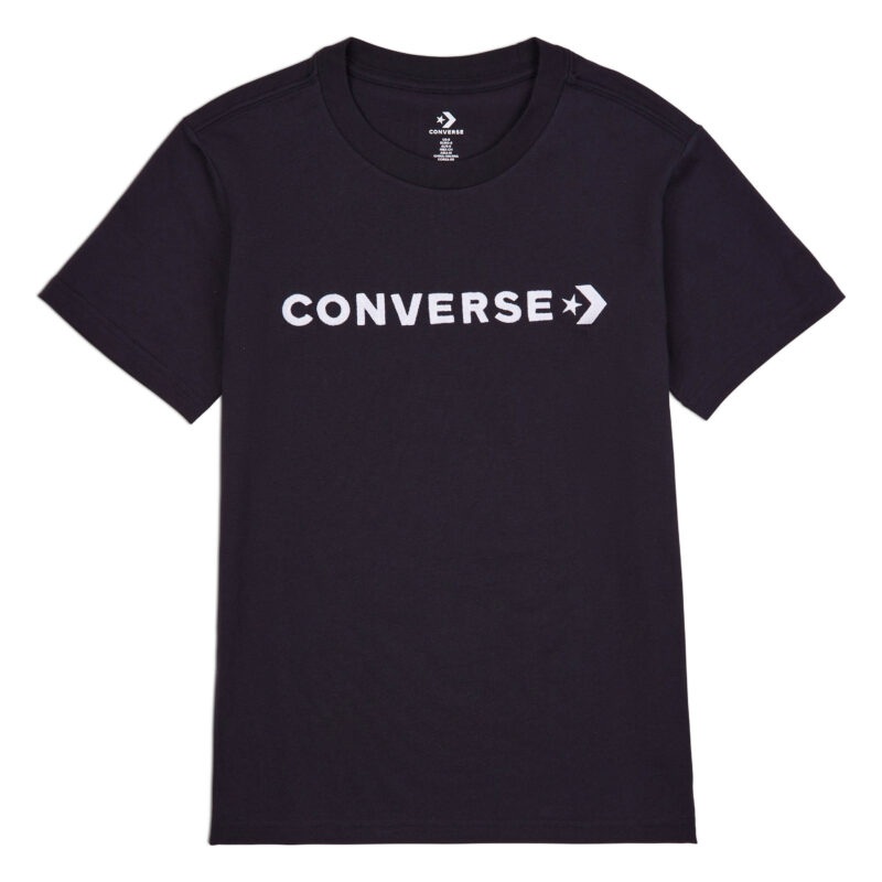 converse GLOSSY WORDMARK TEE Dámské tričko US L 10023720-A01