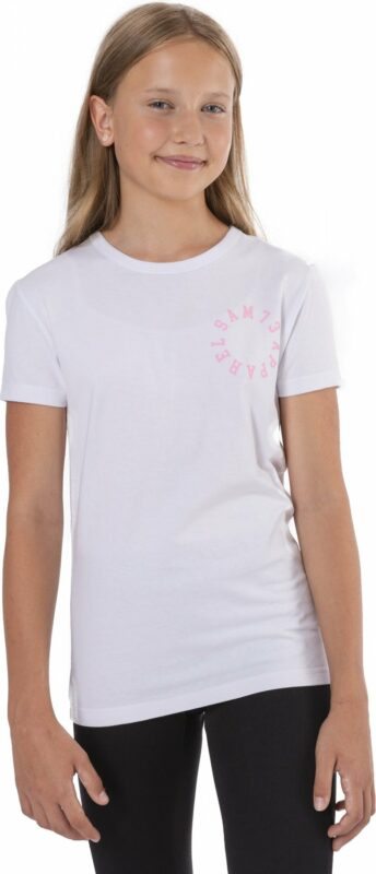 SAM 73 Dívčí triko s krátkým rukávem LEONI Bílá 116