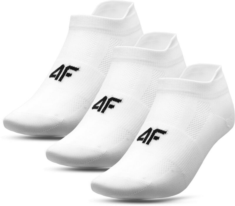 4F H4L21-SOM004 WHITE+WHITE+WHITE Ponožky EU 43/46 H4L21-SOM004 WHITE+WHITE+WHITE
