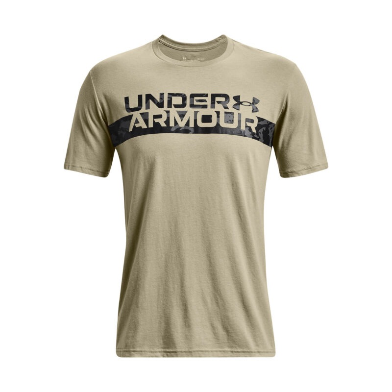 Under Armour UA CAMO CHEST STRIPE SS Pánské tričko US S 1370519-037