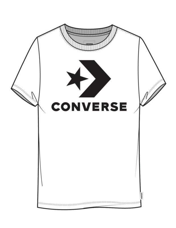 converse STAR CHEVRON CENTER FRONT TEE Dámské tričko US S 10018569-A01