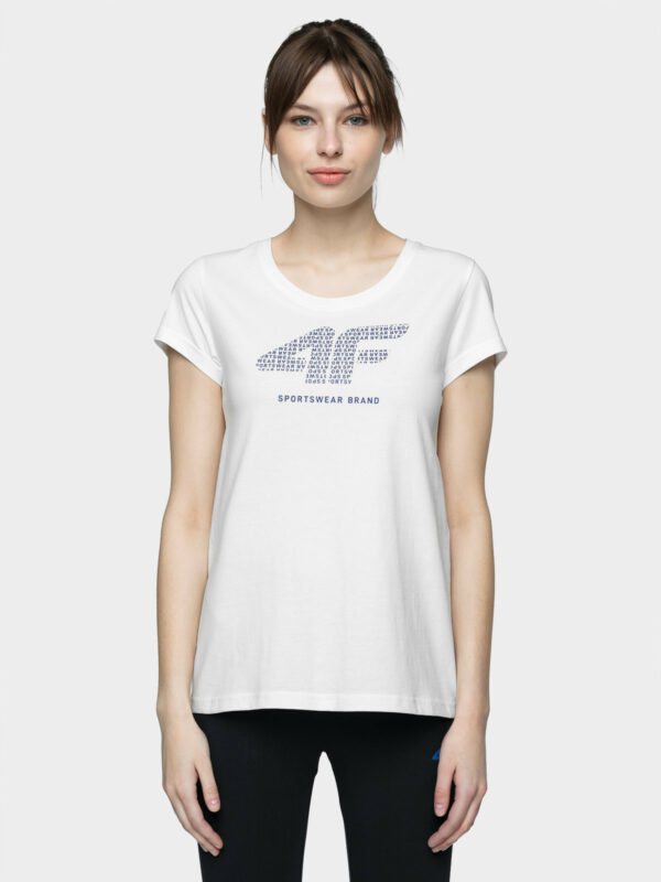 4F H4L21-TSD011 WHITE Dámské tričko US M H4L21-TSD011 WHITE
