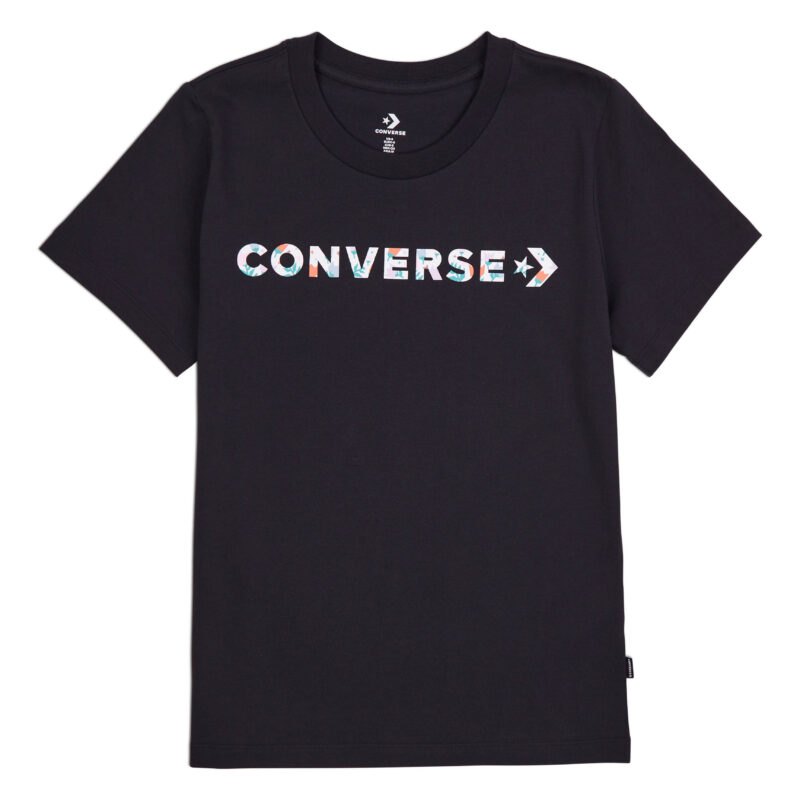 converse FLORAL LOGO GRAPHIC TEE Dámské tričko US S 10023946-A01