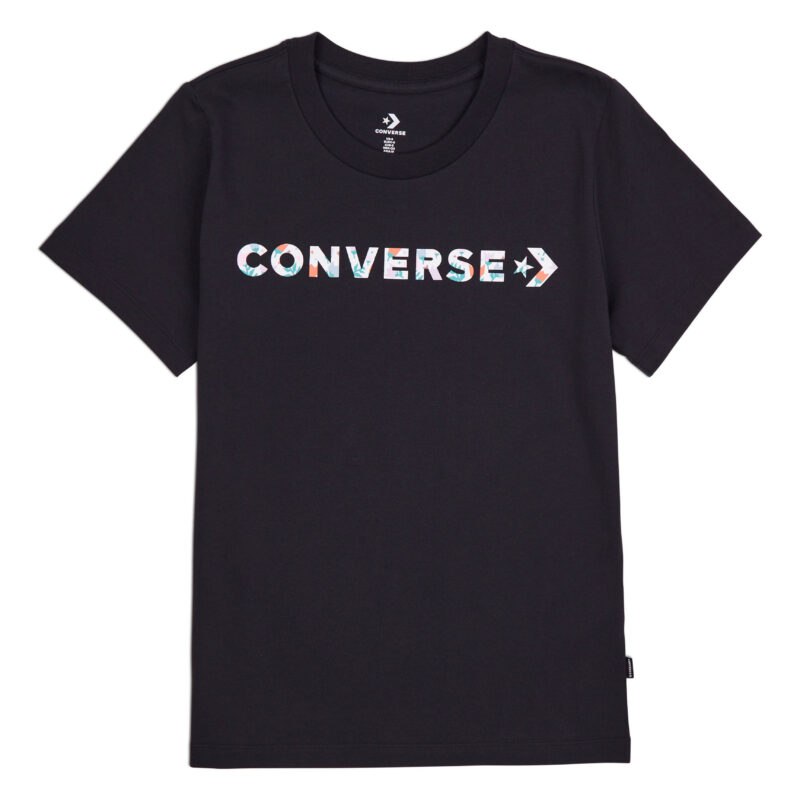 converse FLORAL LOGO GRAPHIC TEE Dámské tričko US XS 10023946-A01
