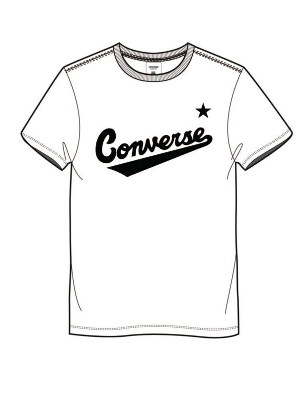 converse SCRIPTED LOGO TEE Pánské tričko US XXL 10018235-A02