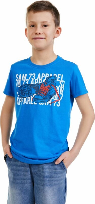 SAM 73 Chlapecké triko PETER Modrá 128