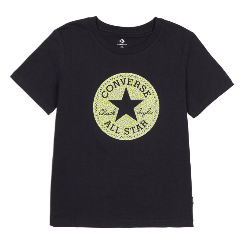 converse CHUCK TAYLOR ALL STAR LEOPARD PATCH TEE Dámské tričko US S 10023438-A01