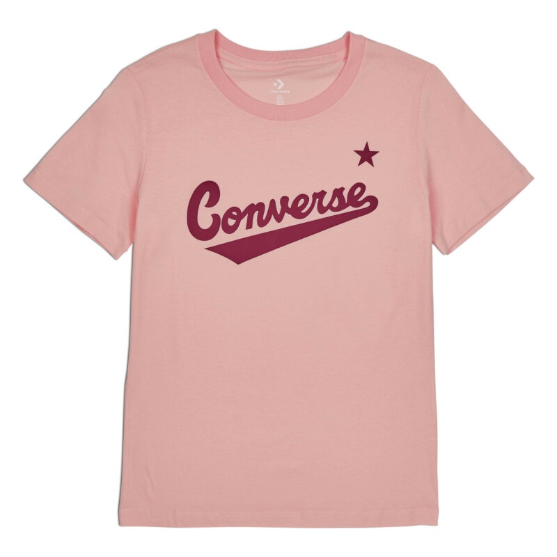 converse SCRIPTED WORDMARK TEE Dámské tričko US XL 10021940-A05
