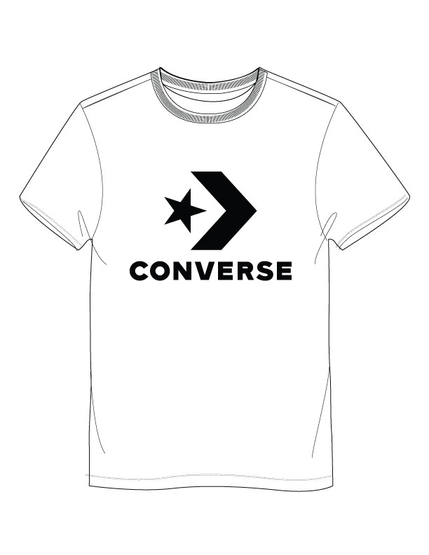 converse GO-TO STAR CHEVRON TEE Unisex tričko US XXL 10024067-A02